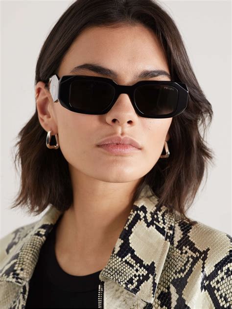 prada eyewear square-frame acetate sunglasses|original prada sunglasses price.